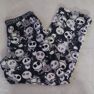 Disney Nightmare Before Christmas Mens Pajama Pants Jack Skellington M US 8 10